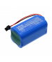 Batería de BTX0197 de iones de litio de 14,4 V y 2,6 Ah para robot aspirador Concept VR3000