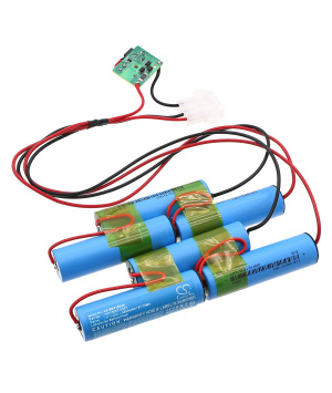 Batería de iones de litio de 11,1 V y 5,2 Ah para aspiradora Black&Decker FHV1200 TIPO 1