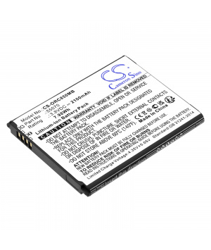 Batterie 3.8V 2.1Ah Li-Ion 55070 pour Babyphone ORICOM Secure SC850