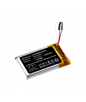 Batterie 3.7V 450mAh LiPo pour Microsoft Surface Headphones 2 (563439P)