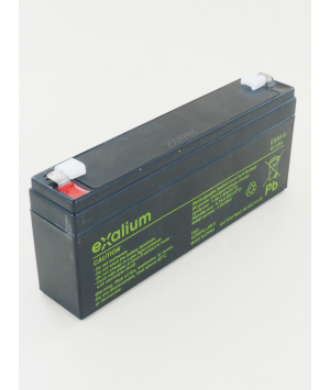 Batterie Plomb 6V 5Ah EXALIUM (169X35X70) F1 (EXA5-6) 