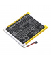 Batteria 3.7V 510mAh LiPo per casco Plantronics Savi W8210