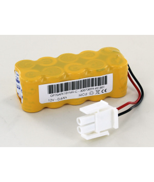 Batterie 12V 0.700Ah NiCd pour portes Manusa Bravo, Osgio, Palma (GP70AFK10YMX)