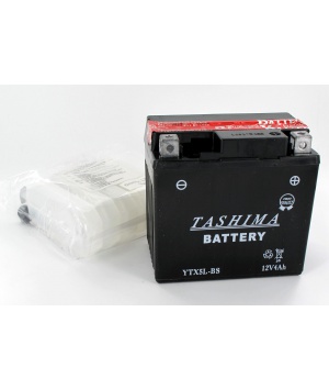 Battery lead motorcycle AGM 12V 4Ah 55A YTX5L-BS DIN 505.96 Battery lead motorcycle AGM 12V 4Ah 55A YTX5L-BS DIN 505.96