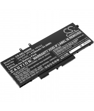 15.2V 4.15Ah Li-Ion 3HWPP Akku für Dell Latitude 14