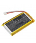 Batterie 3.7V 3Ah LiPo pour télécommande Meiller isar control 3