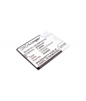 3.8V 2Ah LiPo battery for KAZAM TH25014-01