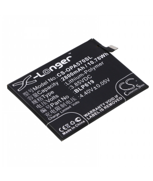 Batterie 3.85V 2.8Ah LiPo pour OPPO A57