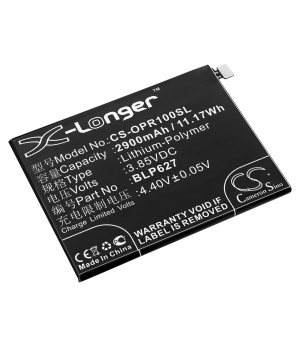 Batterie 3.85V 2.9Ah LiPo pour OPPO R10