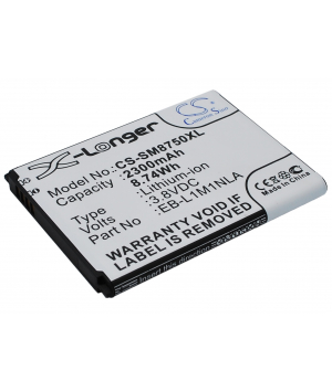 Batería 3.8V 2.3Ah Li-ion para Samsung ATIV S
