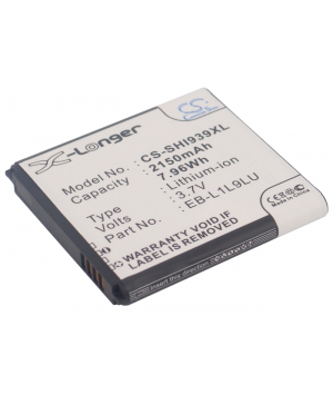 Batería 3.7V 2.15Ah Li-ion para Samsung Galaxy S3 Duos Batería 3.7V 2.15Ah Li-ion para Samsung Galaxy S3 Duos