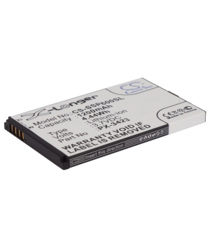 3.7V 1.2Ah Li-ion battery for Simvalley SP-40