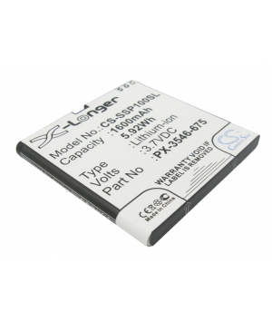 3.7V 1.6Ah Li-ion battery for Simvalley SP-100