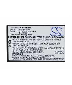 3.7V 1.05Ah Li-ion battery for Simvalley SX-325