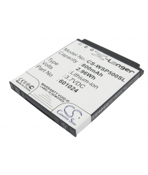 3.7V 0.8Ah Li-ion battery for Swissvoice MP50