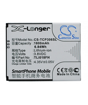 3.8V 1.8Ah Li-ion battery for TCL J706T