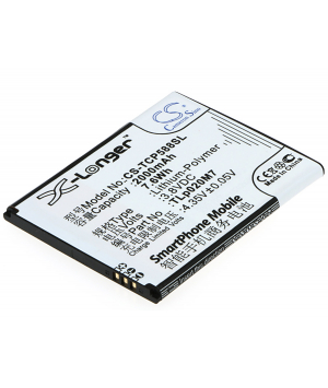 3.8V 2Ah LiPo battery for TCL P588L