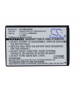 3.7V 0.85Ah Li-ion battery for Verizon DoubleTake 3.7V 0.85Ah Li-ion battery for Verizon DoubleTake
