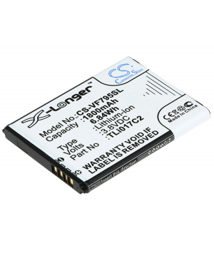 3.8V 1.8Ah Li-ion battery for Vodafone Smart Speed 6