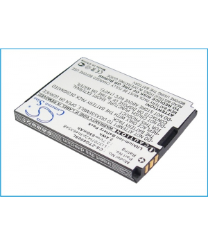 3.7V 0.65Ah Li-ion battery for ZTE G6