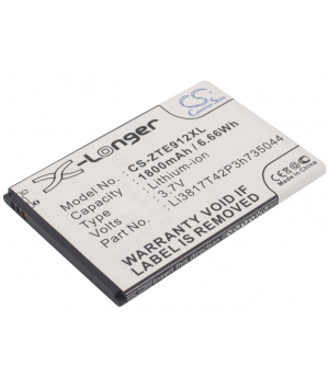 3.7V 1.8Ah Li-ion battery for ZTE Aurora