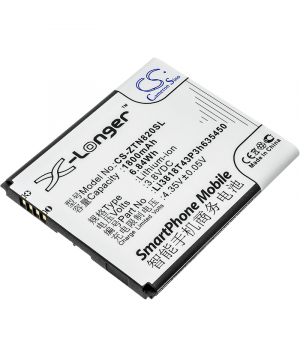 3.8V 1.8Ah Li-ion battery for ZTE Obsidian