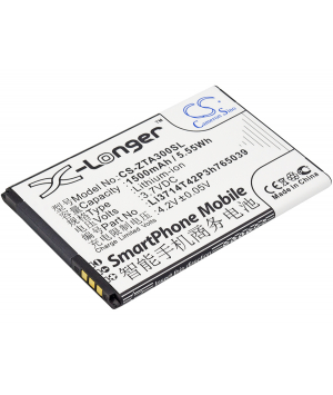 3.7V 1.5Ah Li-ion battery for ZTE AF3