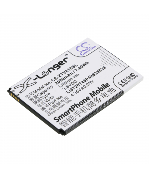 3.8V 2Ah Li-ion battery for ZTE Blade Q Maxi