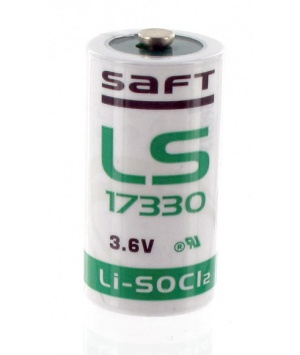 Battery Lithium Saft LS17330 2 / 3A 3.6V.1Ah