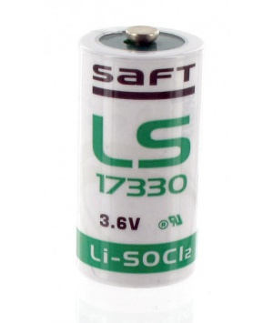 Pile Lithium 2/3A 3.6V Saft (LS17330) Pile Lithium 2/3A 3.6V Saft (LS17330)