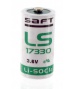 Pile Lithium Saft LS17330 2/3A 3.6V 2.1Ah