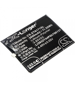 3.85V 3Ah Li-Po battery for ZTE Nubia Z17 Mini