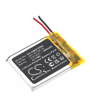 Batterie 3.87V 200mAh LiPo pour Garmin Venu Sq Music (PL472023)