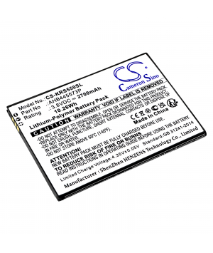 Batterie 3.8V 2.7Ah LiPo pour smartphone Konrow EASY K55 (AHB445573P)