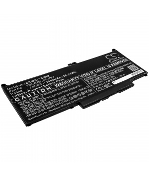 Batterie 7.6V 7.4Ah LiPo pour DELL Latitude 7300 (MXV9V)