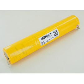 Batterie Ni-Cd 3,6V 4Ah 3VTD70 Bâton Clip 6.3/2.8 Saft (137972N)