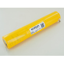 Batterie Ni-Cd 3,6V 4Ah 3VTD70 Bâton Clip 6.3/2.8 Saft (137972N)