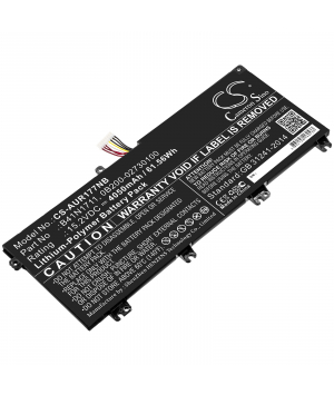 15.2V 4.05Ah LiPo batterie für Asus FX503VD-0072C7300HQ