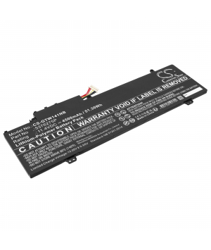 11.4V 4.5Ah LiPo batterie für Gateway GWNR71517-BK