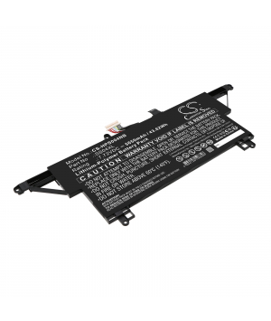 7.72V 5.65Ah LiPo batterie für HP 