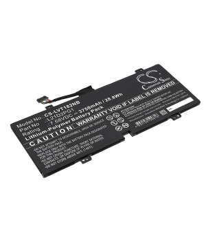 7.68V 3.75Ah LiPo batterie für Lenovo 10W-82ST Tablet