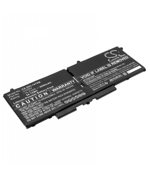 15.2V 3.6Ah LiPo battery for DELL Latitude 14 7430 3W64P