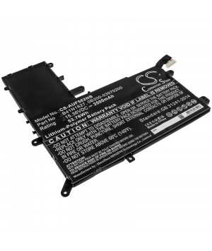 15.36V 3.5Ah LiPo batterie für Asus UX562FA