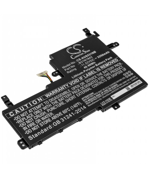 11.52V 3.55Ah LiPo battery for Asus K531FA