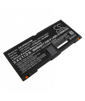 14.8V 2.7Ah LiPo battery for HP ProBook 5330m