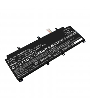 Batteria 15.48V 3.95Ah LiPo per Asus ROG Flow GV301QE