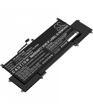 11.4V 7.25Ah LiPo battery for DELL Latitude 9510 2-in-1