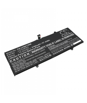 Batteria 15.52V 3.7Ah LiPo per Lenovo Yoga 6 13ABR8 83B20002SB