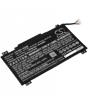 Batteria 15.2V 1.25Ah LiPo per DELL Latitude 10 STE2