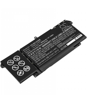 15.2V 3.8Ah LiPo battery for DELL Latitude 13 5320 2XMTD